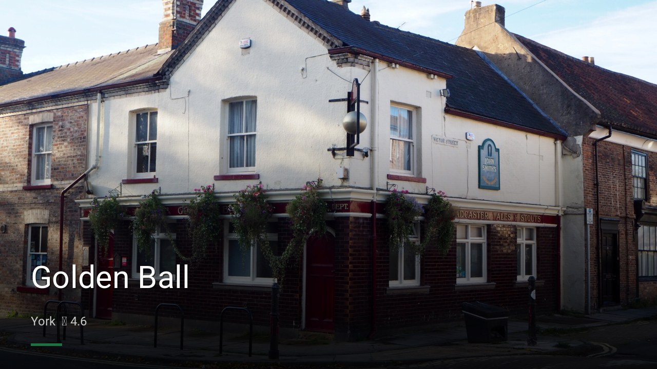Golden Ball - Sports Bars in York