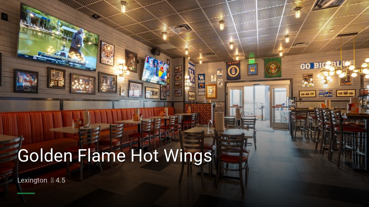 Golden Flame Hot Wings - Sports Bars in Lexington