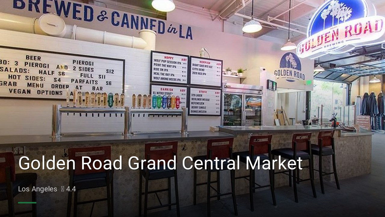 Golden Road Grand Central Market - Sports Bars in Los Angeles