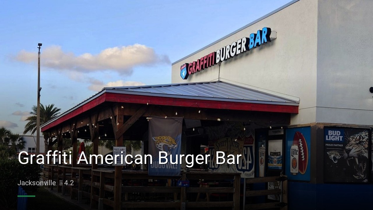 Graffiti American Burger Bar - Sports Bars in Jacksonville