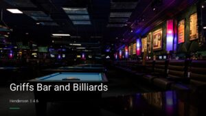 Griffs Bar and Billiards — Sports bars in Henderson