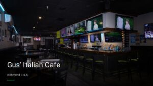 Gus’ Italian Cafe — Sports bars in Richmond