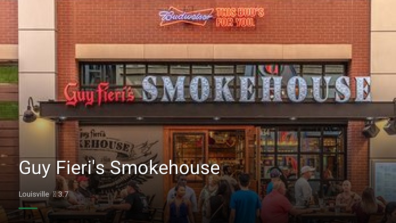 Guy Fieri's Smokehouse - Sports Bars in Louisville