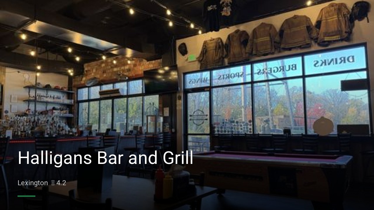 Halligans Bar and Grill - Sports Bars in Lexington