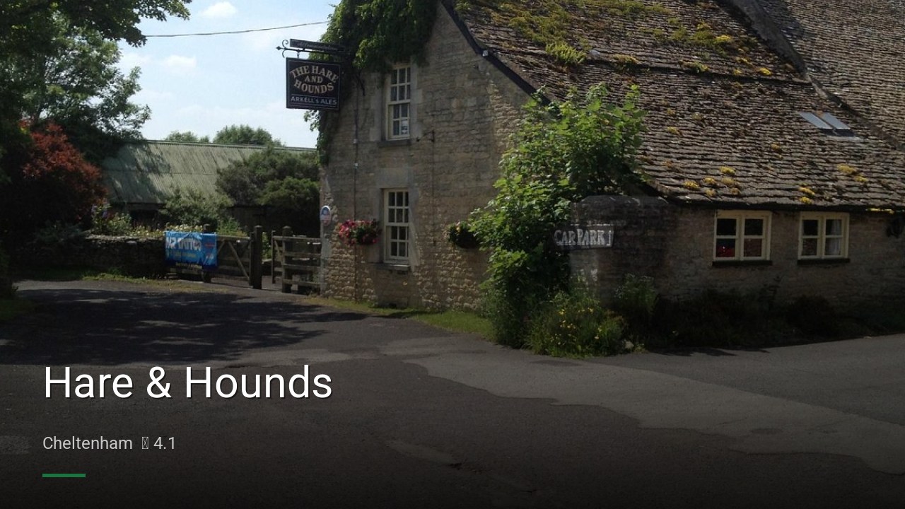 Hare & Hounds - Sports Bars in Cheltenham