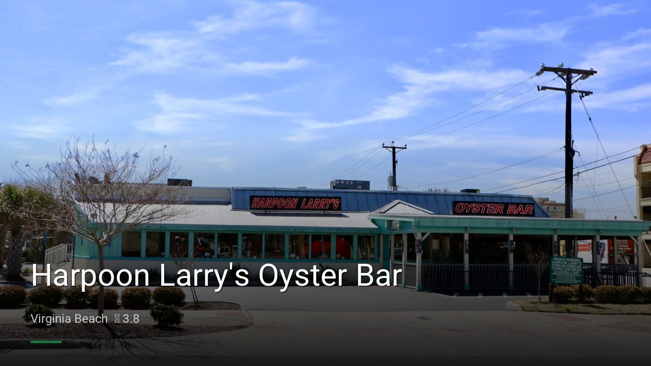 Harpoon Larry's Oyster Bar - Sports Bars in Virginia Beach