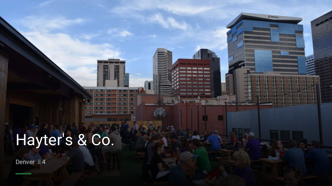 Hayter's & Co. - Sports Bars in Denver