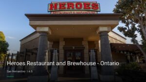 Heroes Restaurant and Brewhouse – Ontario — Sports bars in San Bernardino