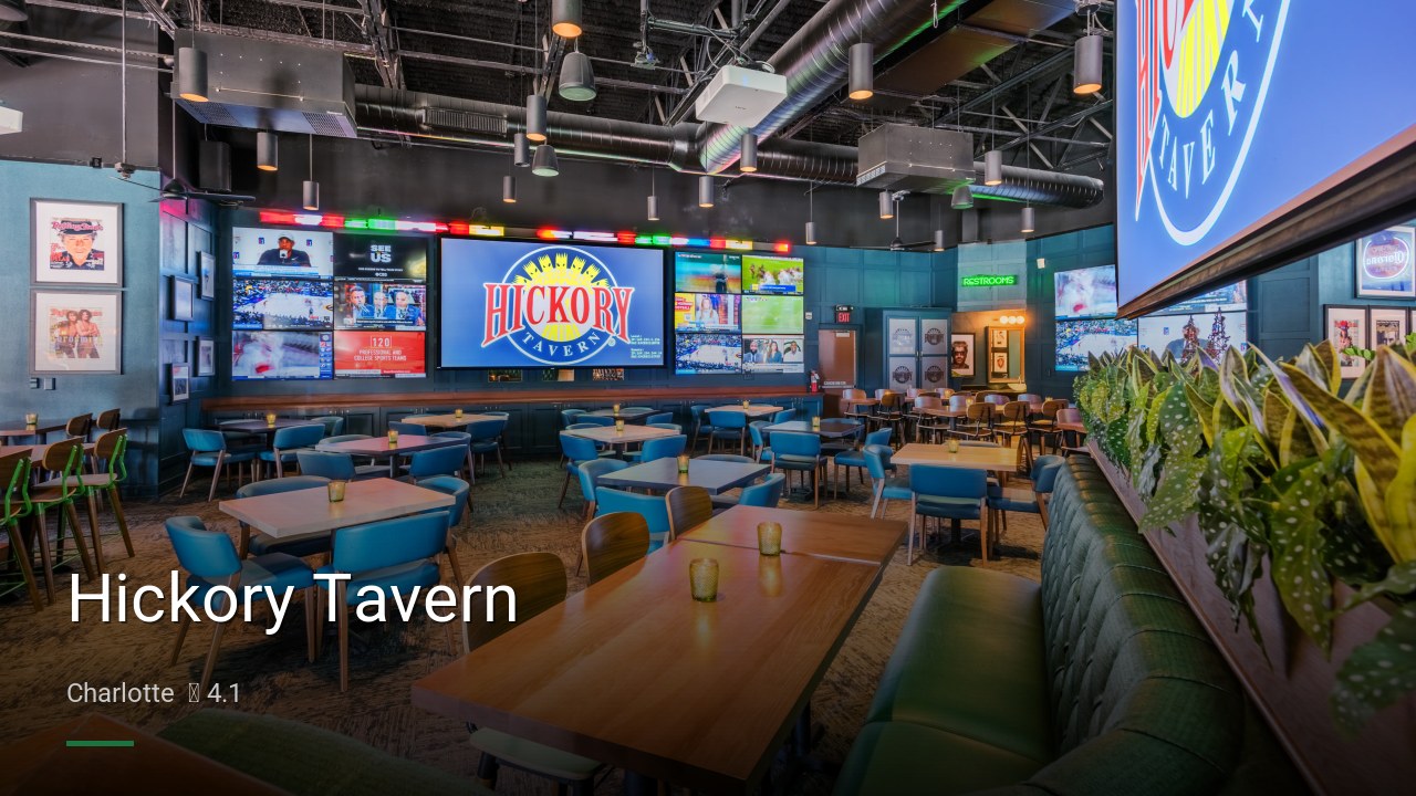 Hickory Tavern - Sports Bars in Charlotte