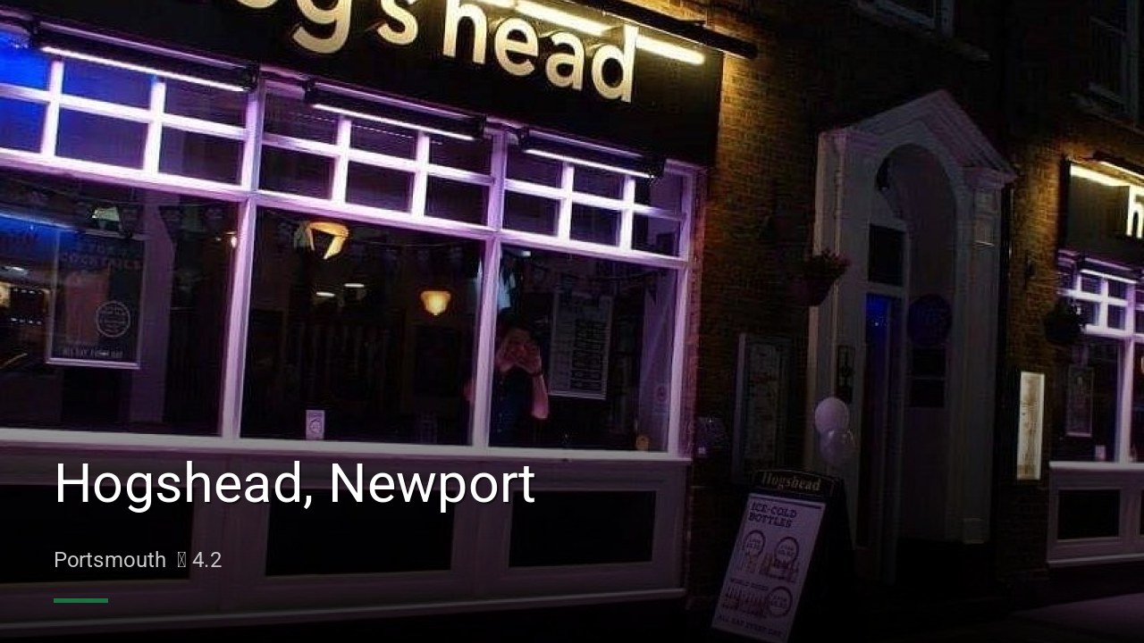 Hogshead, Newport - Sports Bars in Portsmouth