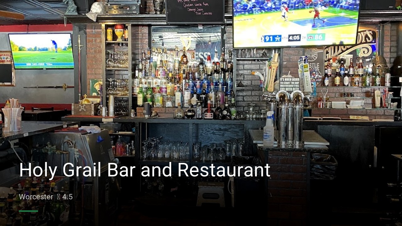 Holy Grail Bar and Restaurant - Sports Bars in Worcester