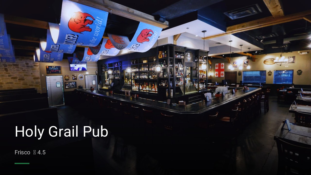 Holy Grail Pub - Sports Bars in Frisco