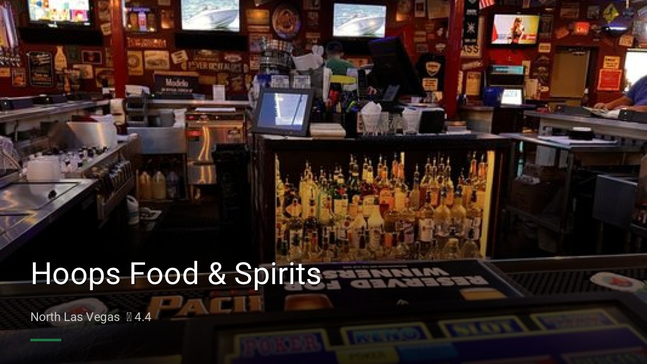 Hoops Food & Spirits - Sports Bars in North Las Vegas