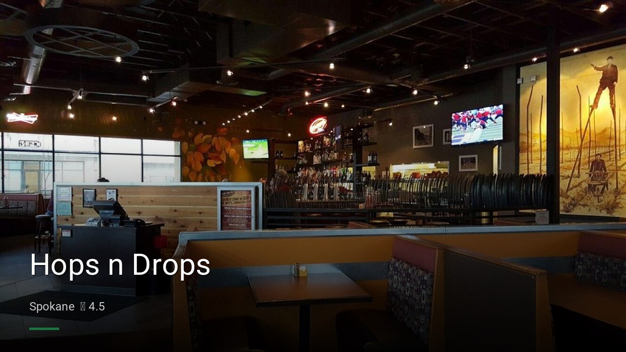 Hops n Drops - Sports Bars in Spokane