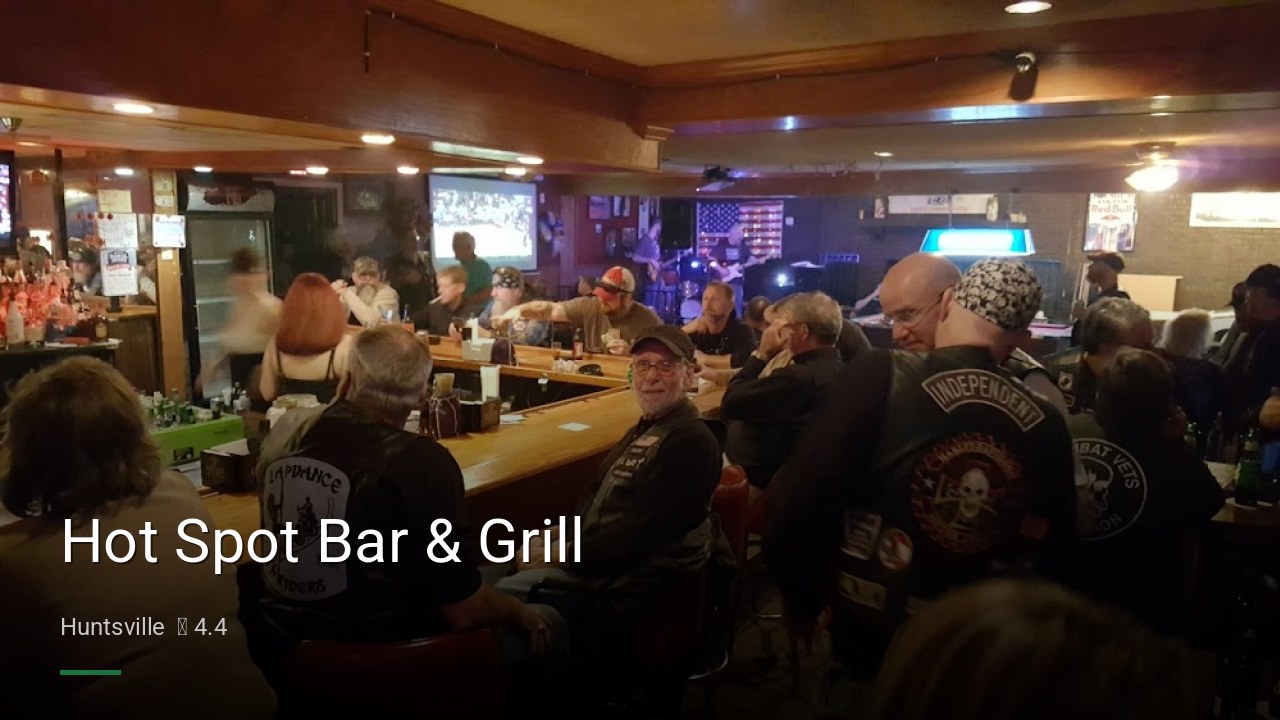 Hot Spot Bar & Grill - Sports Bars in Huntsville
