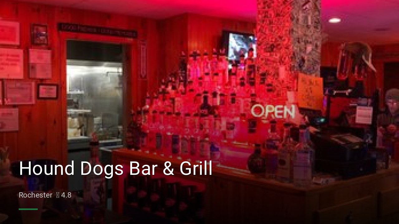 Hound Dogs Bar & Grill - Sports Bars in Rochester