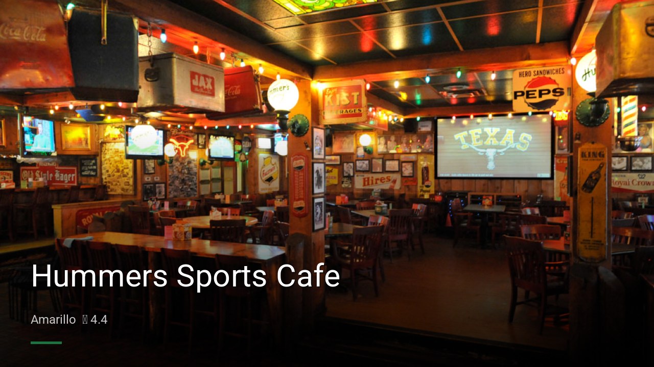 Hummers Sports Cafe - Sports Bars in Amarillo