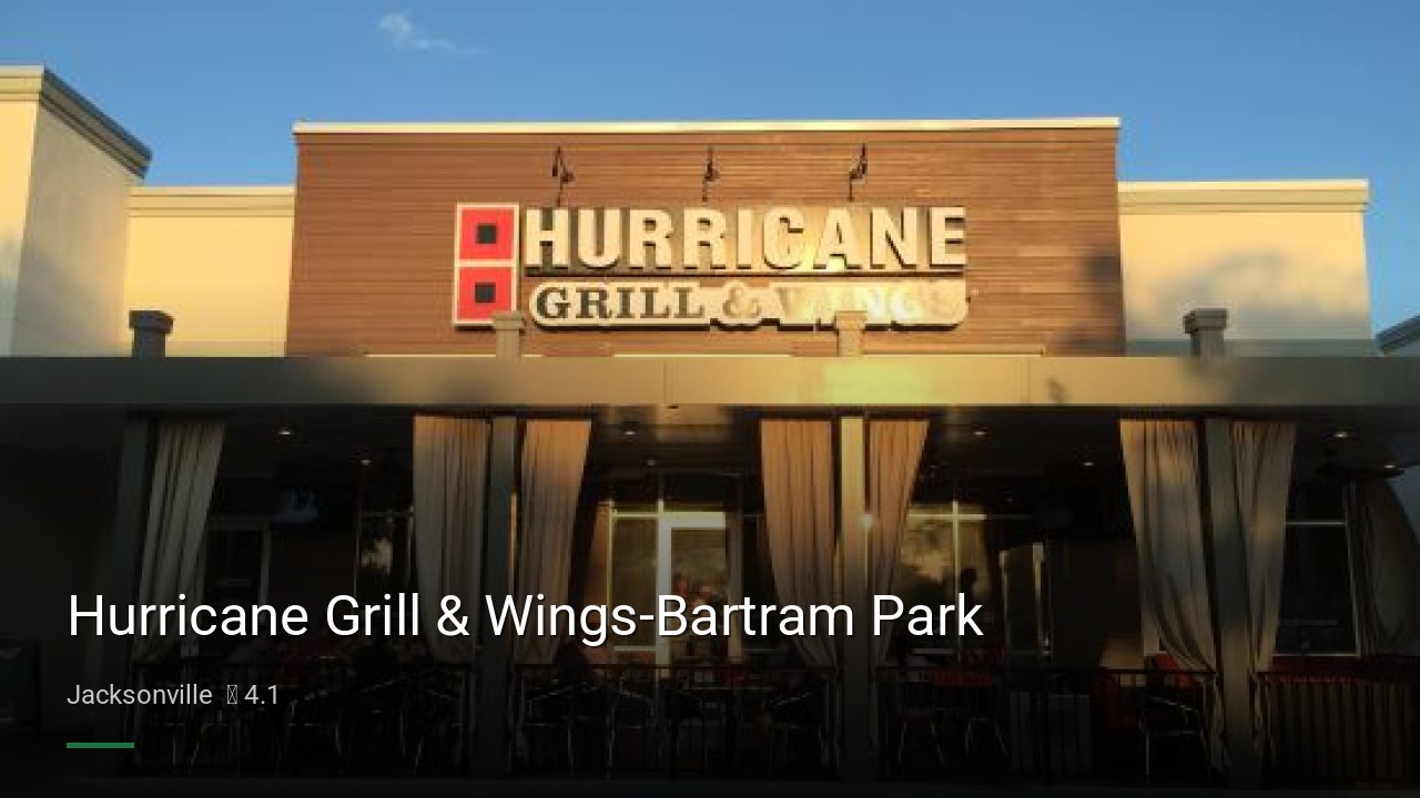 Hurricane Grill & Wings-Bartram Park - Sports Bars in Jacksonville