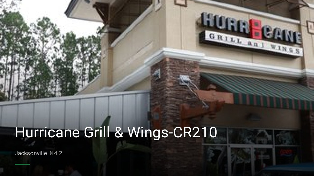 Hurricane Grill & Wings-CR210 - Sports Bars in Jacksonville