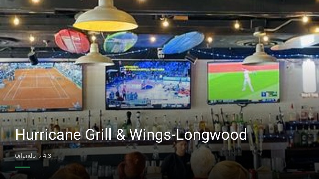 Hurricane Grill & Wings-Longwood - Sports Bars in Orlando