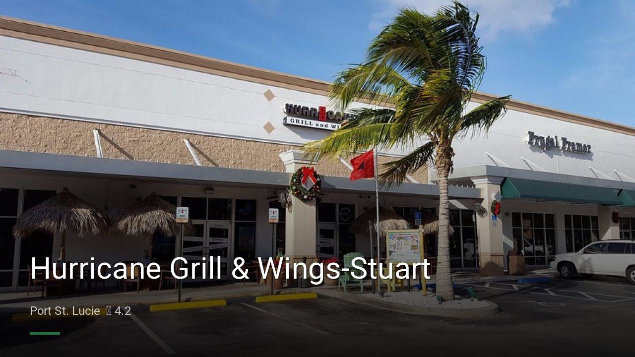 Hurricane Grill & Wings-Stuart - Sports Bars in Port St. Lucie