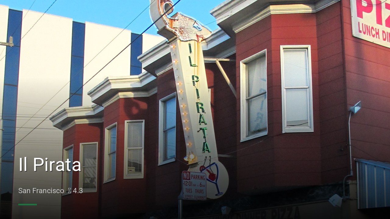 Il Pirata - Sports Bars in San Francisco