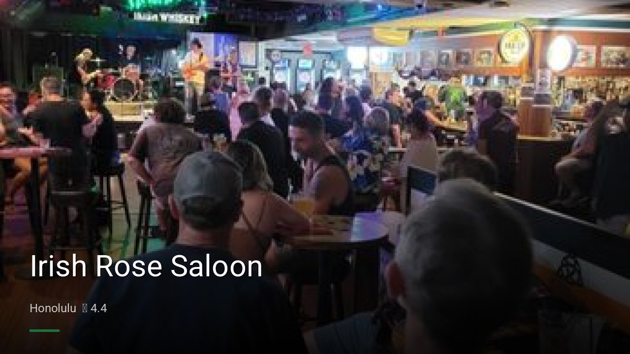 Irish Rose Saloon - Sports Bars in Honolulu