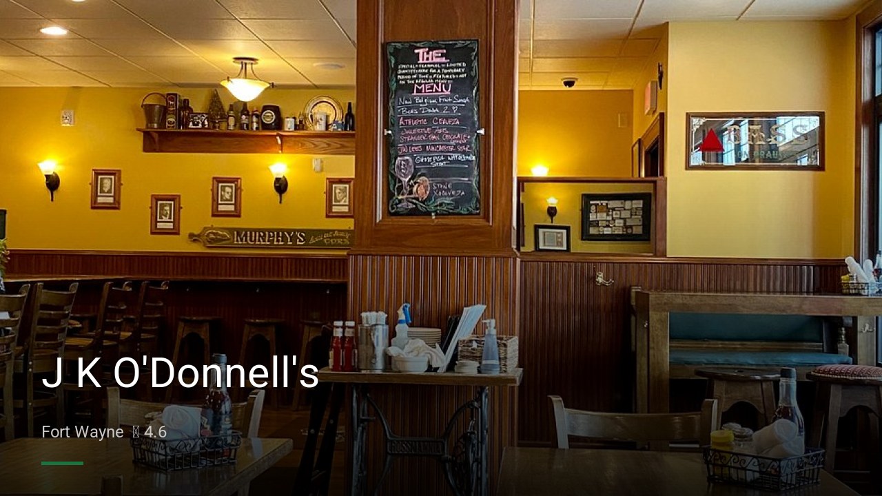 J K O'Donnell's - Sports Bars in Fort Wayne