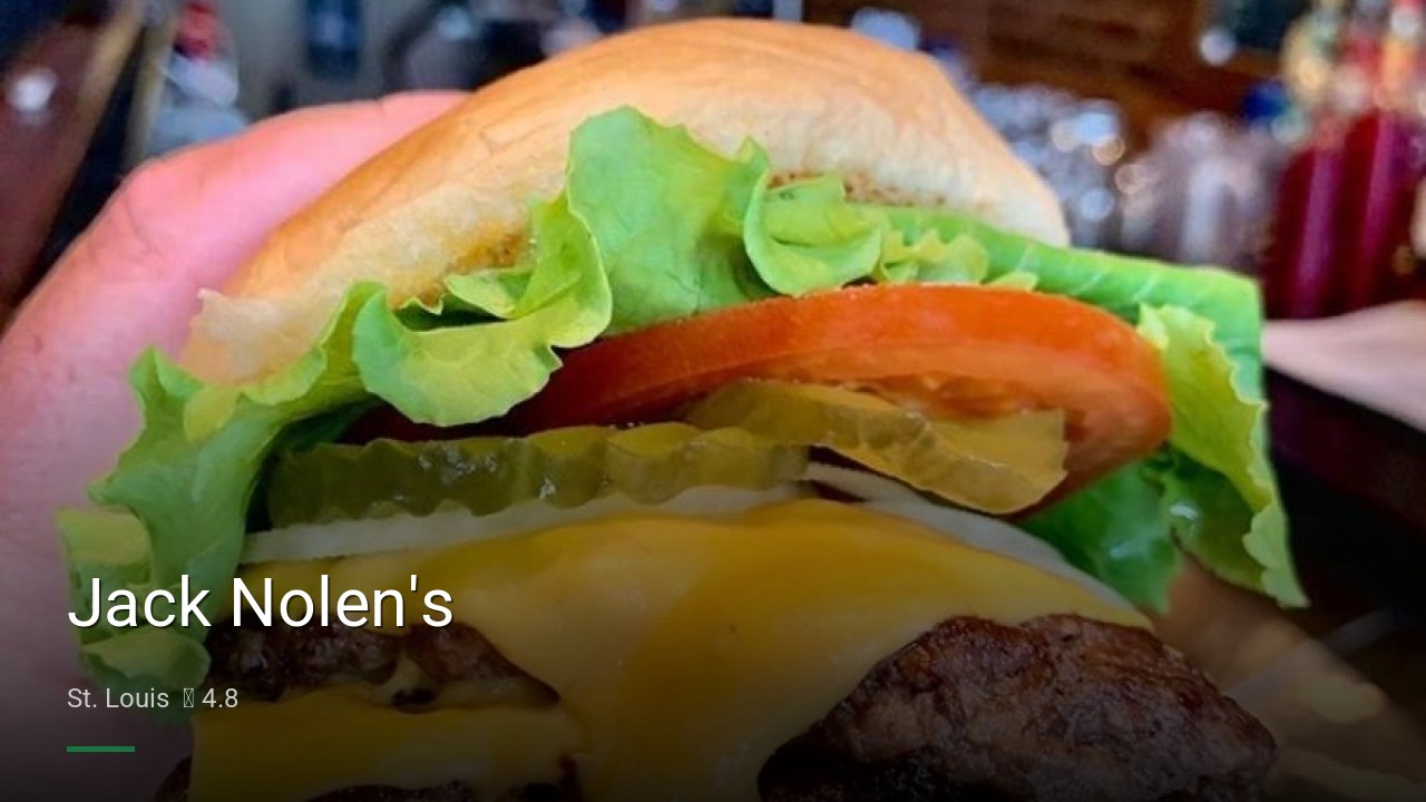 Jack Nolen's - Sports Bars in St. Louis