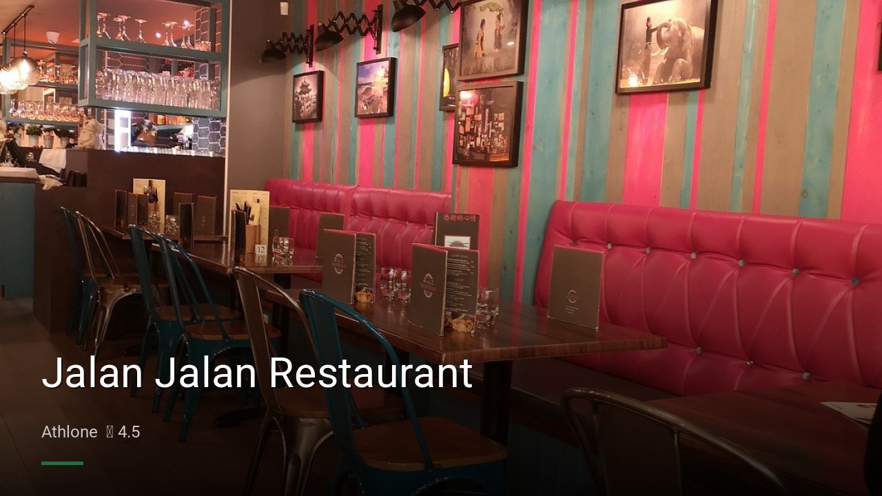 Jalan Jalan Restaurant - Sports Bars in Athlone