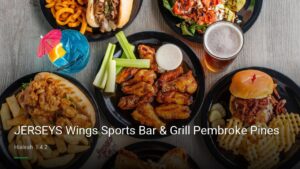 JERSEYS Wings Sports Bar & Grill Pembroke Pines — Sports bars in Hialeah