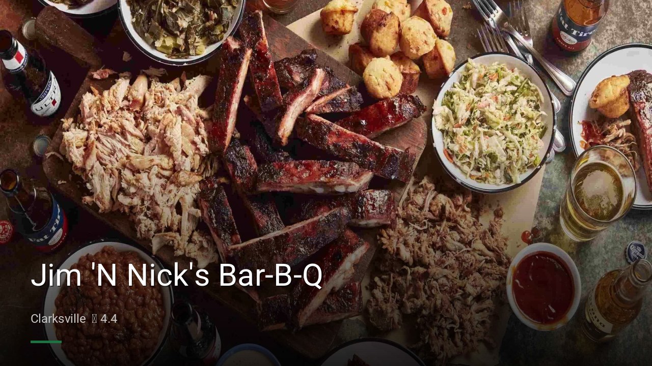Jim 'N Nick's Bar-B-Q - Sports Bars in Clarksville