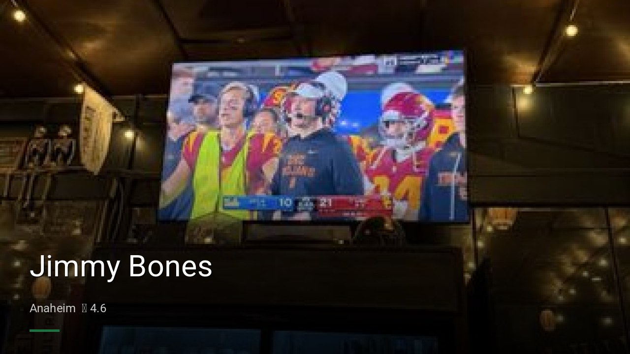 Jimmy Bones - Sports Bars in Anaheim
