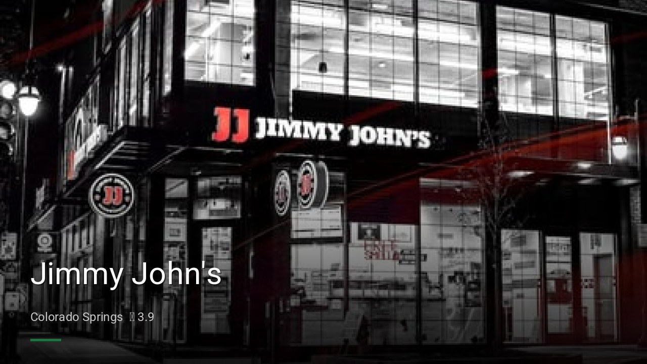 Jimmy John's - Sports Bars in Colorado Springs