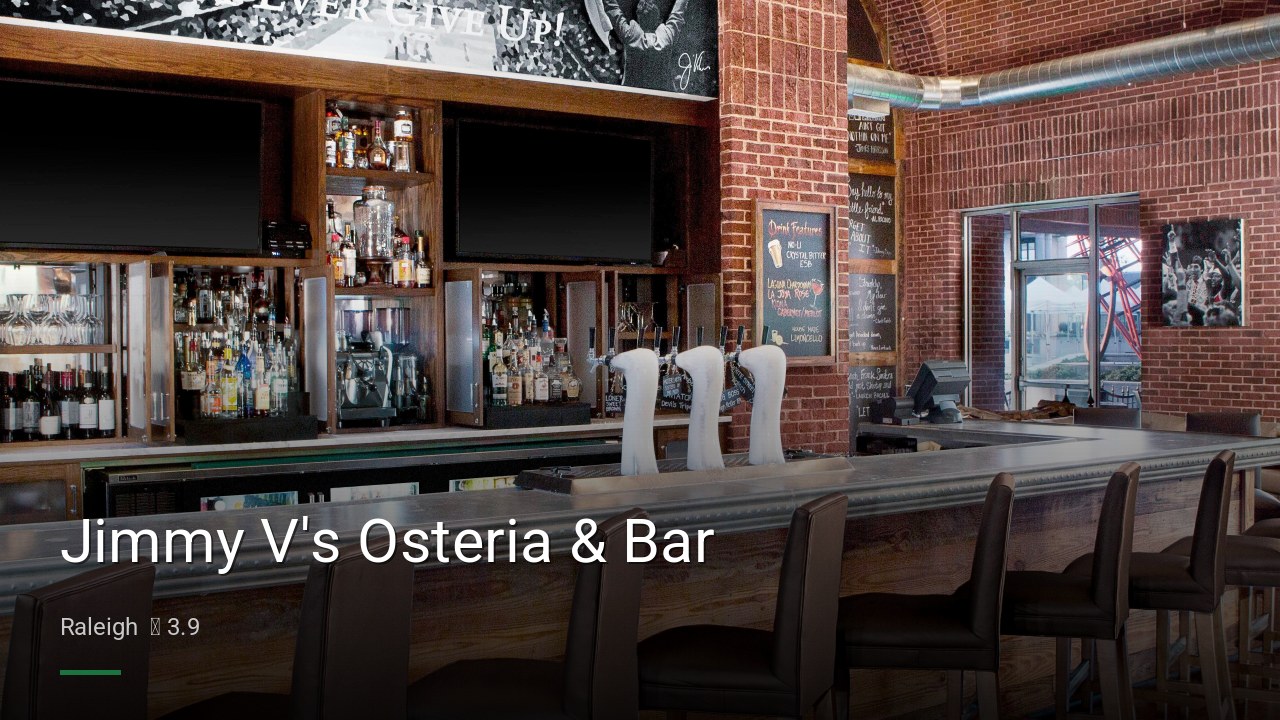 Jimmy V's Osteria & Bar - Sports Bars in Raleigh