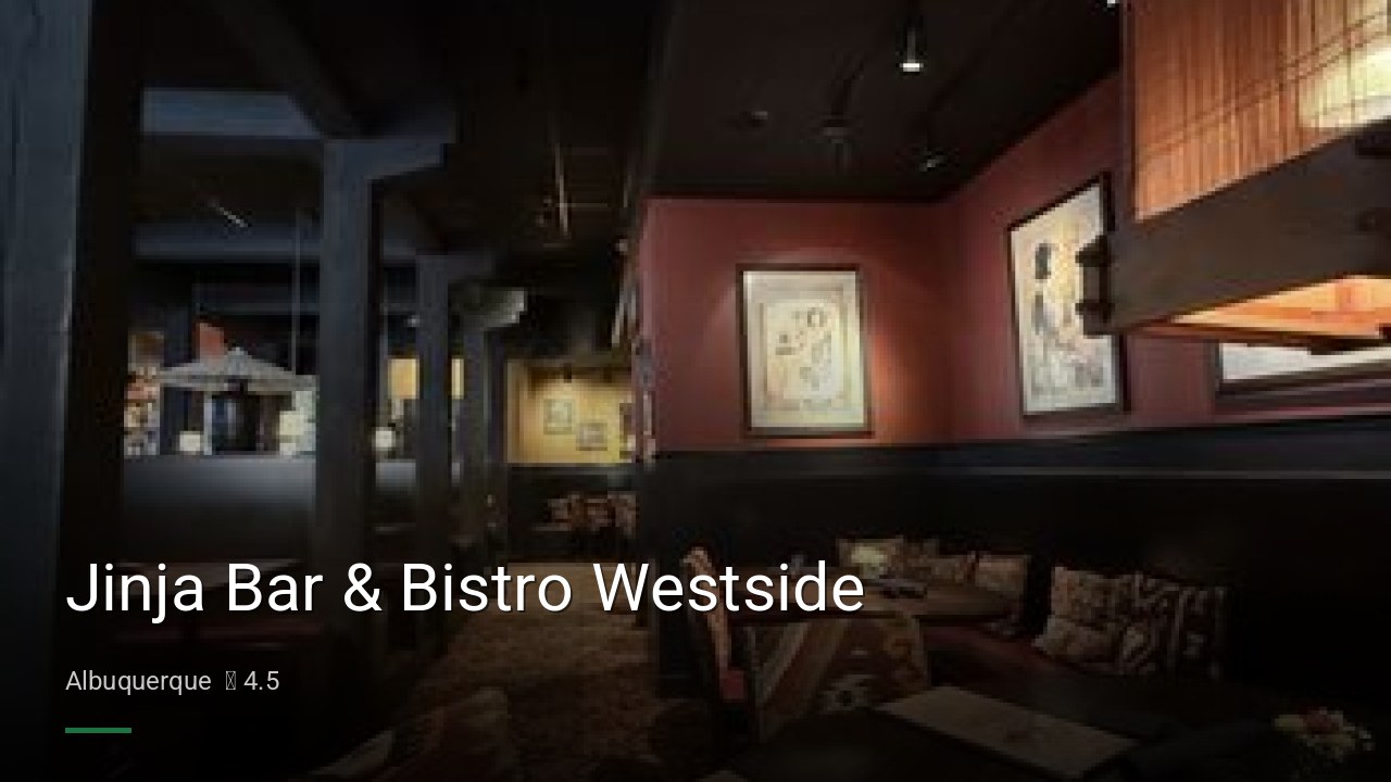 Jinja Bar & Bistro Westside - Sports Bars in Albuquerque
