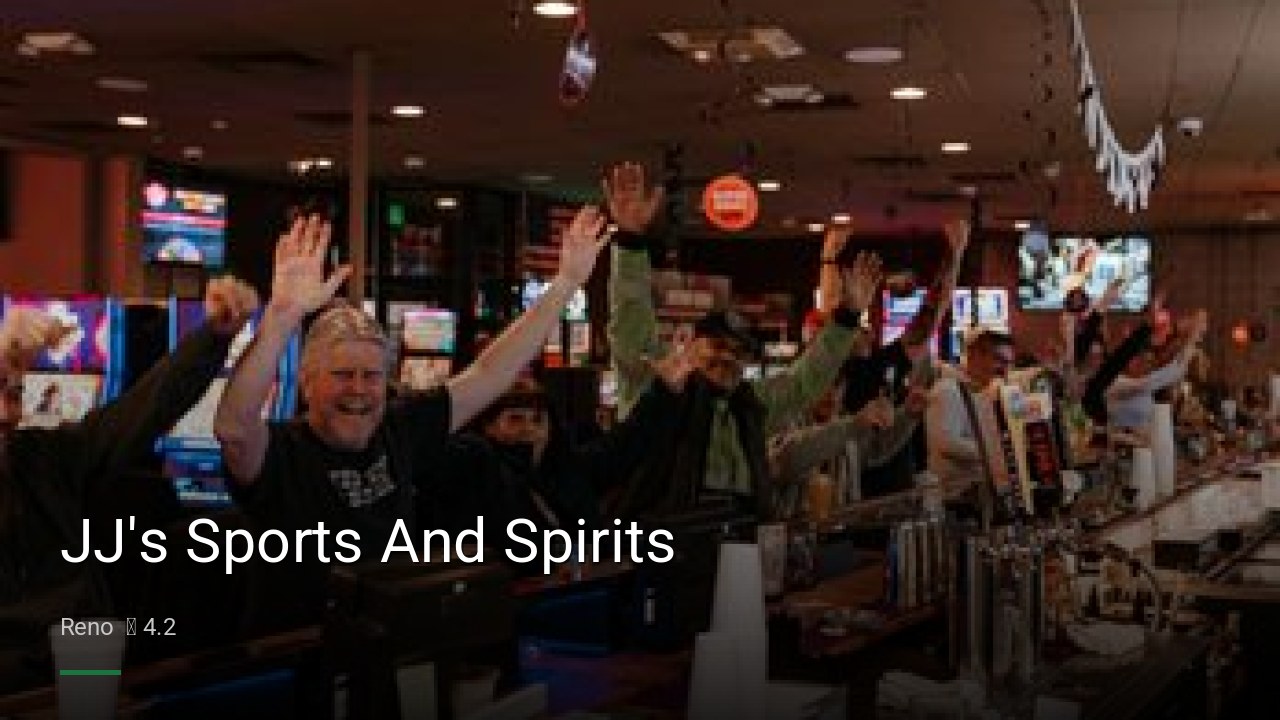 JJ's Sports And Spirits - Sports Bars in Reno