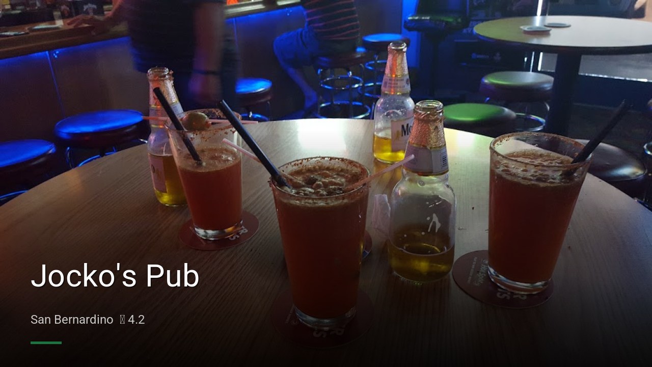 Jocko's Pub - Sports Bars in San Bernardino