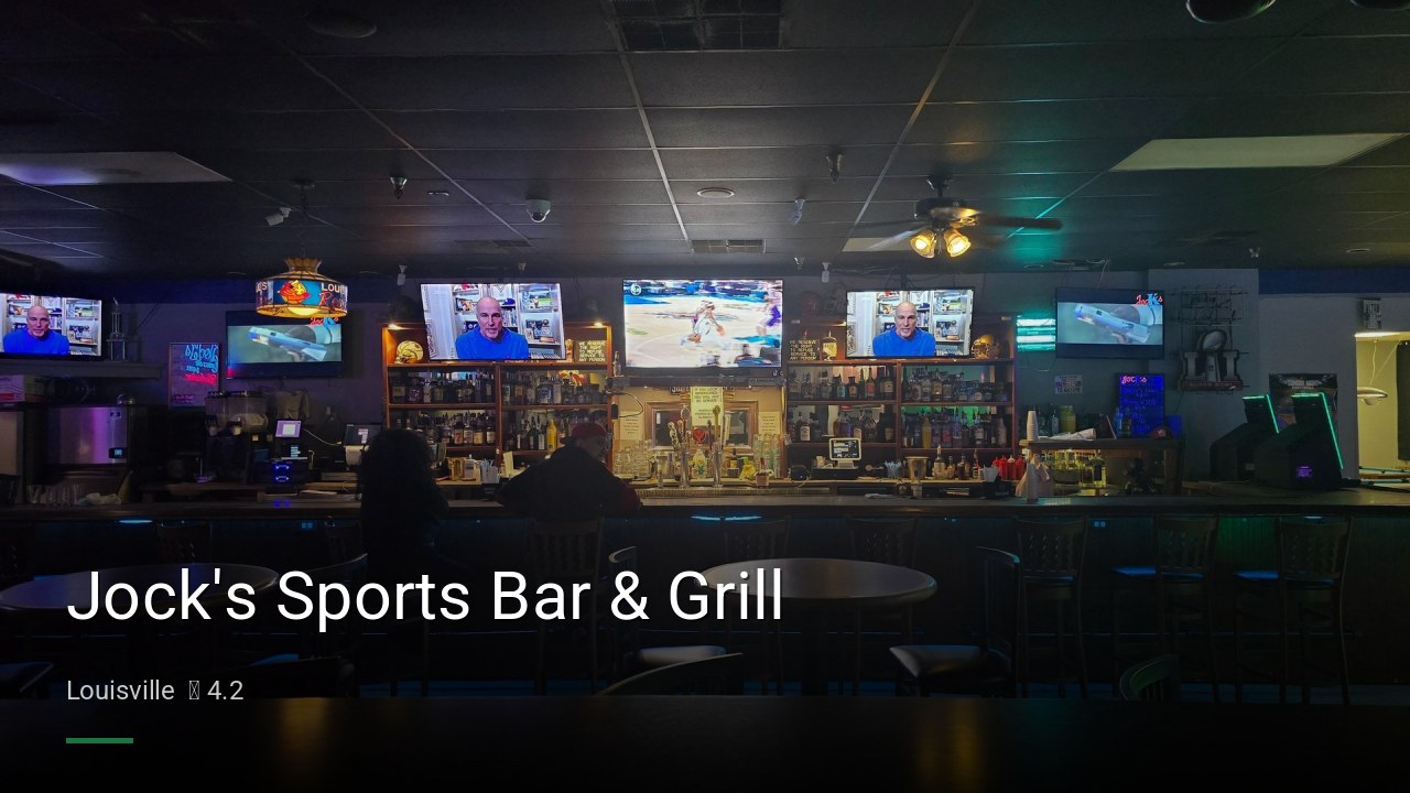 Jock's Sports Bar & Grill - Sports Bars in Louisville