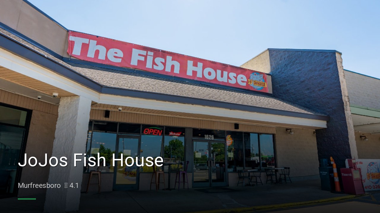 JoJos Fish House - Sports Bars in Murfreesboro
