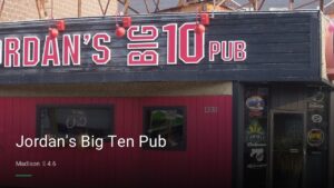 Jordan’s Big Ten Pub — Sports bars in Madison