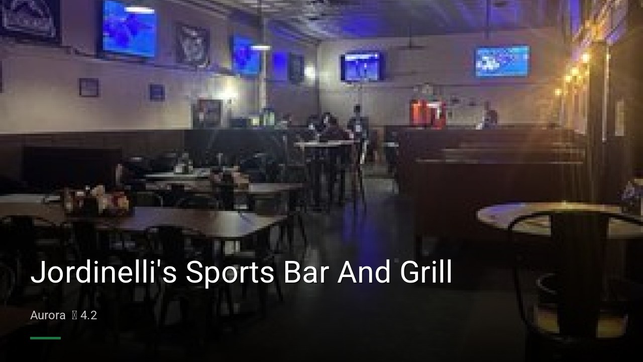 Jordinelli's Sports Bar And Grill - Sports Bars in Aurora