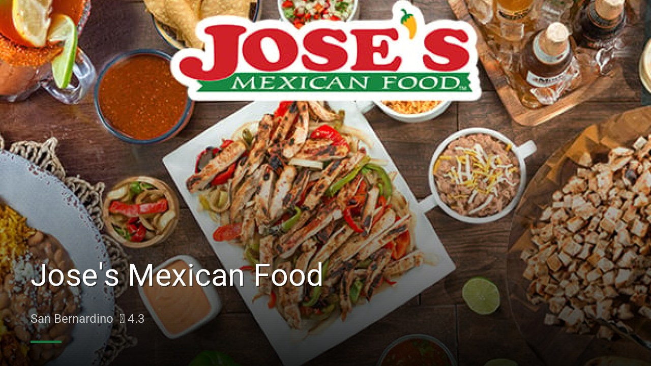 Jose's Mexican Food - Sports Bars in San Bernardino