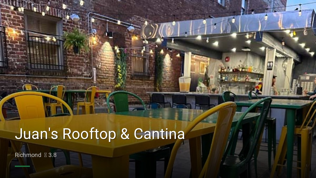 Juan's Rooftop & Cantina - Sports Bars in Richmond