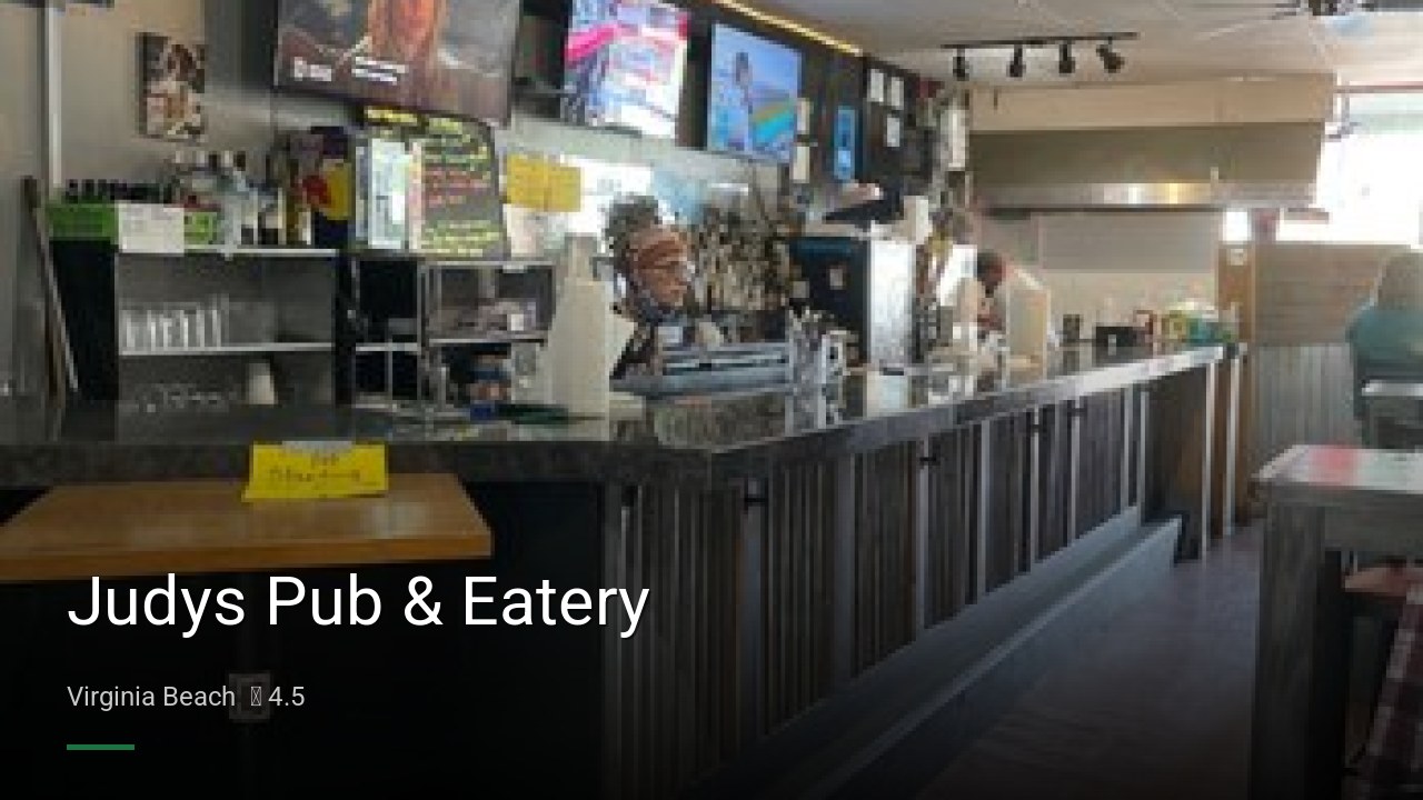 Judys Pub & Eatery - Sports Bars in Virginia Beach