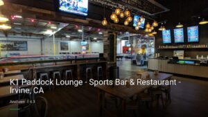 K1 Paddock Lounge – Sports Bar & Restaurant – Irvine, CA — Sports bars in Anaheim
