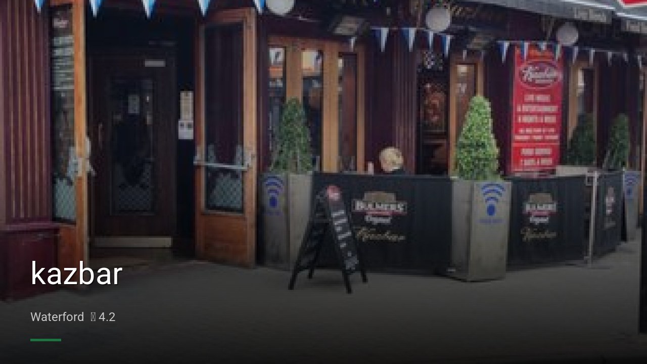kazbar - Sports Bars in Waterford