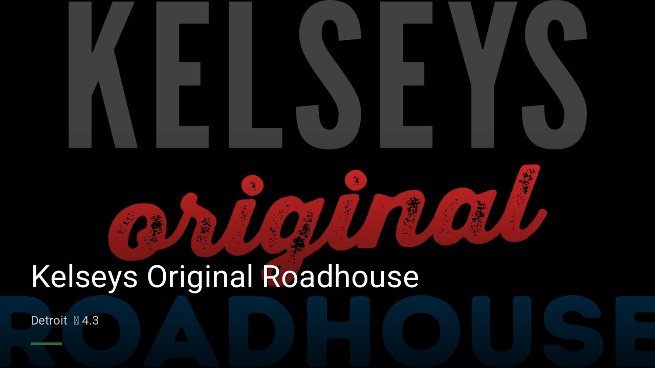 Kelseys Original Roadhouse — Sports bars in Detroit