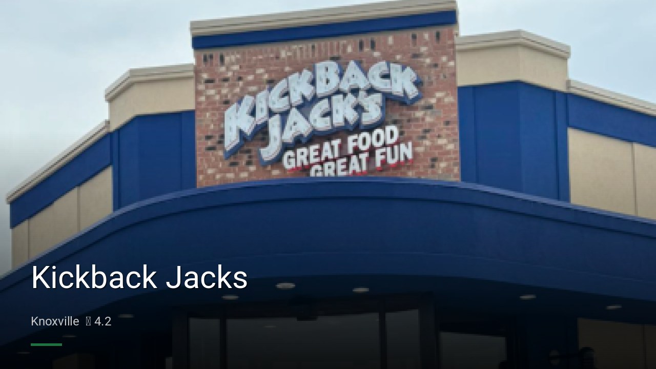 Kickback Jacks - Sports Bars in Knoxville