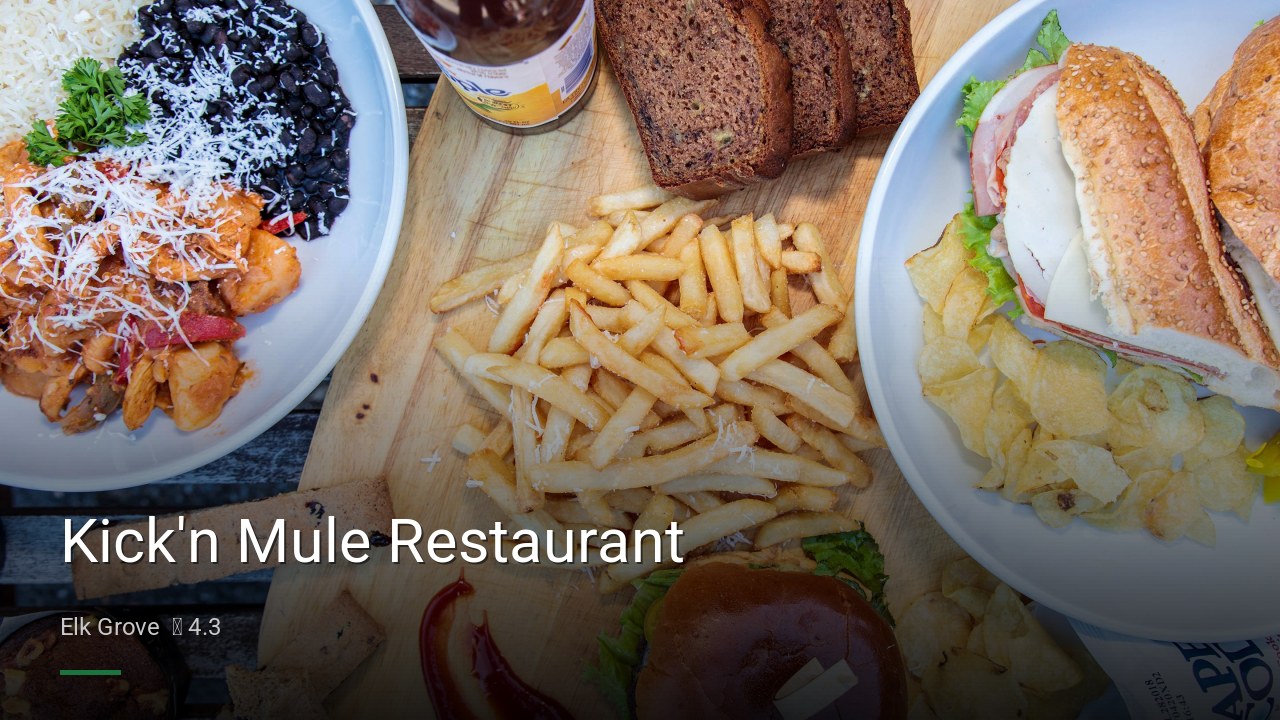 Kick'n Mule Restaurant - Sports Bars in Elk Grove